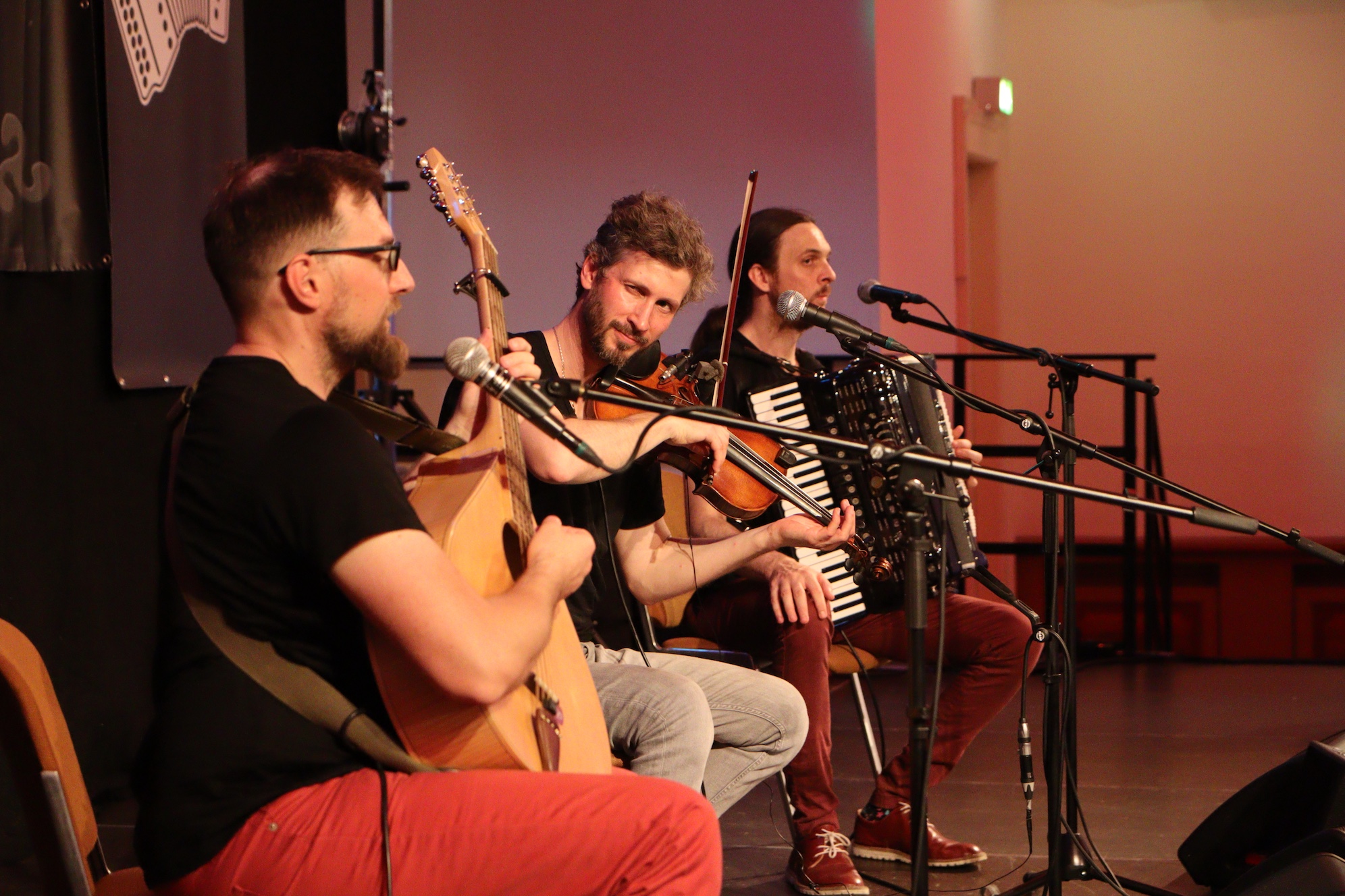 Honza s BAL LAB během balfolkového festivalu Dañserla v Erlangenu | Foto: Loes van Schaijk