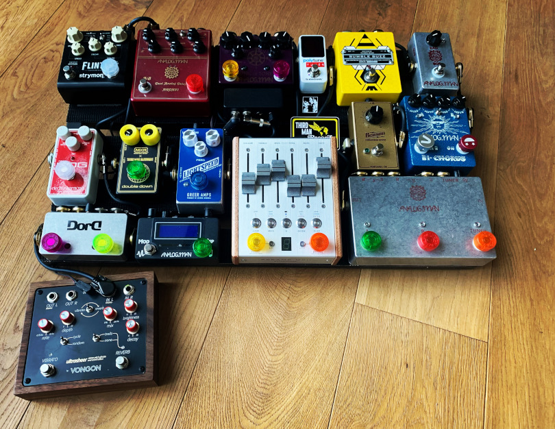 Pedalboard Romana Helcla. | Foto: archiv RH