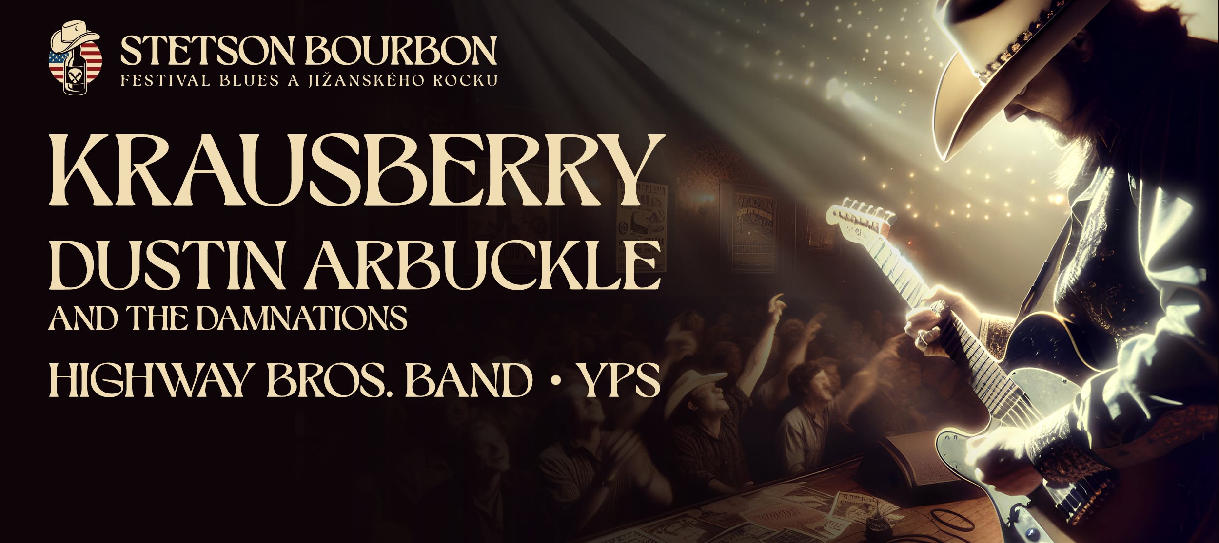 Hlavním zahraničním hostem letošního Stetson & Bourbon budou Dustin Arbuckle & The Damnations z Wichity v Kansasu.