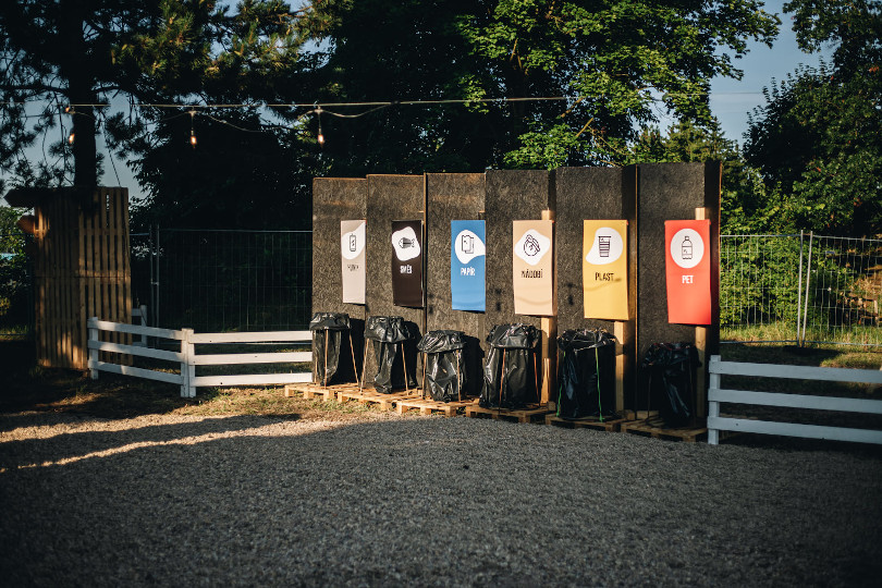 Třídění na festivalu | Foto: RfP