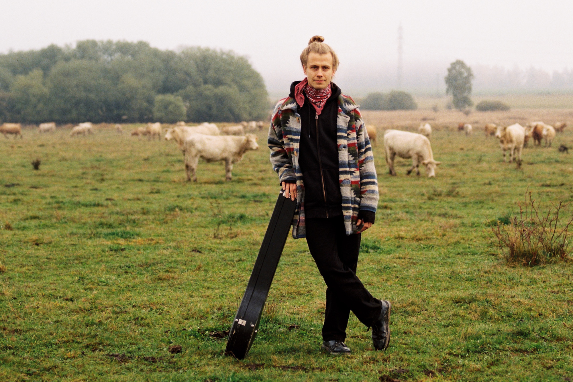 David Herzig se za své hudební kořeny nestydí. „Vyrostl jsem na Greenhornech a Kalandrovi.“ | Foto: Mikuláš Roubíček 
