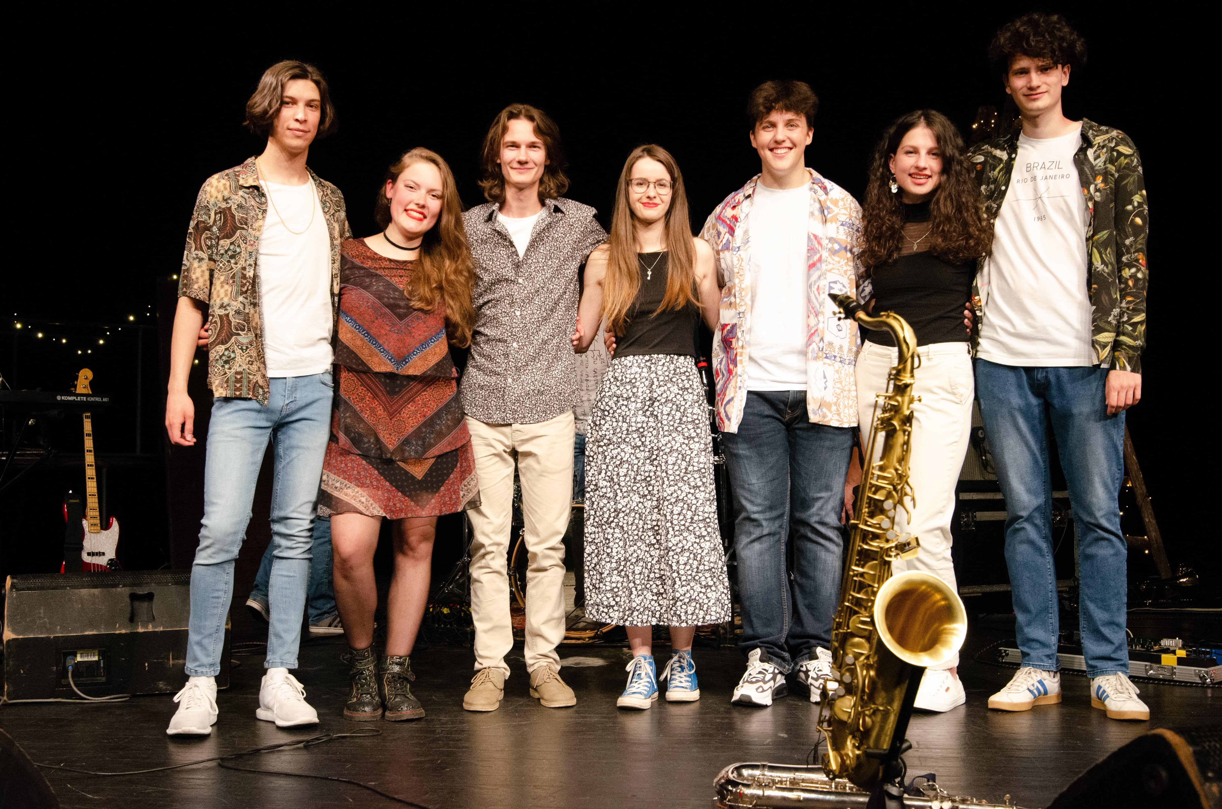 Funky Monx před natáčením soutěžního záznamu | Foto: Jiřina Hlasivcová