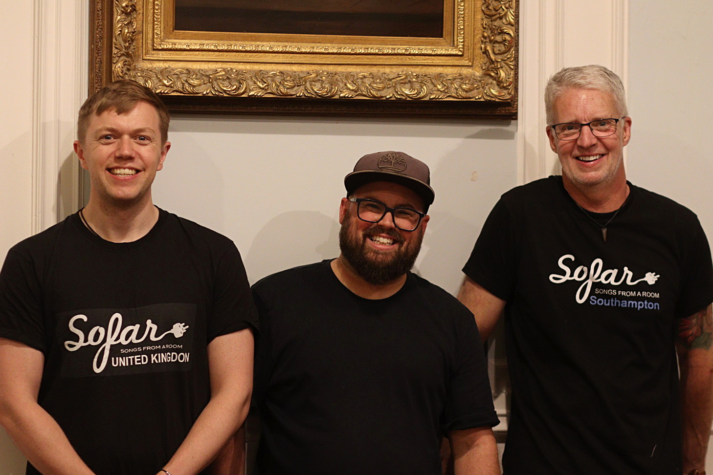 Dream team Sofar Southampton: Rob Clamp (organizace), Jonny Moody (zvuk) a Pete Nicholson (organizace) | Foto: Honza Bartošek
