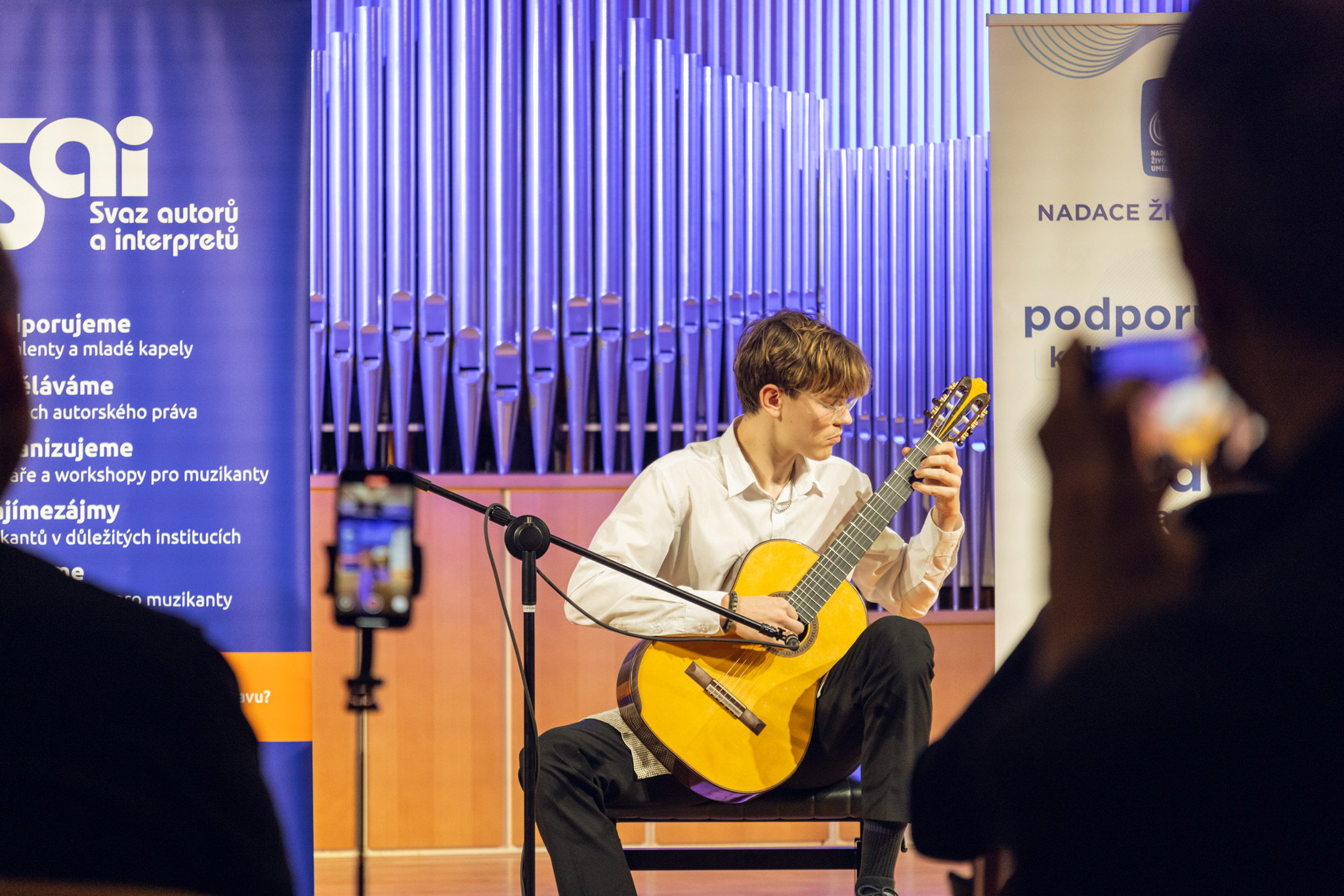 Druhé místo obsadil Filip Parpel, jenž do soutěže vnesl energii, osobité nápady a živelný přístup. | Foto: archiv SAI