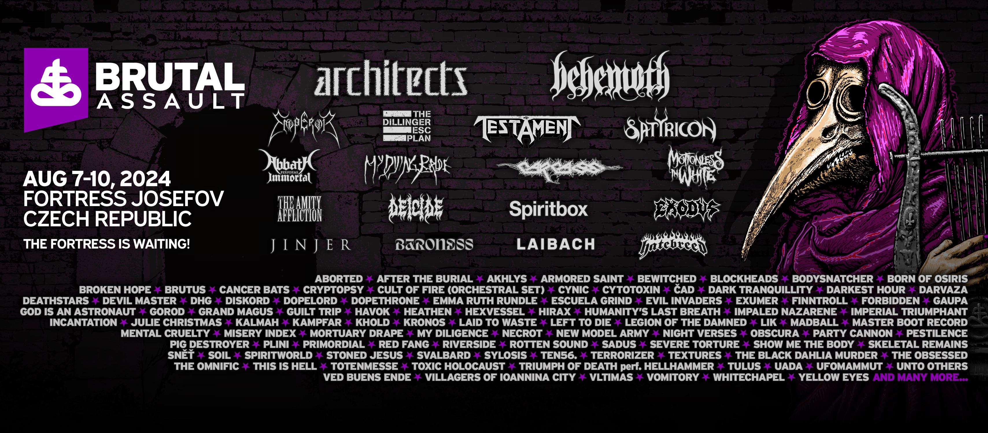 Line-up Brutal Assaultu 2024