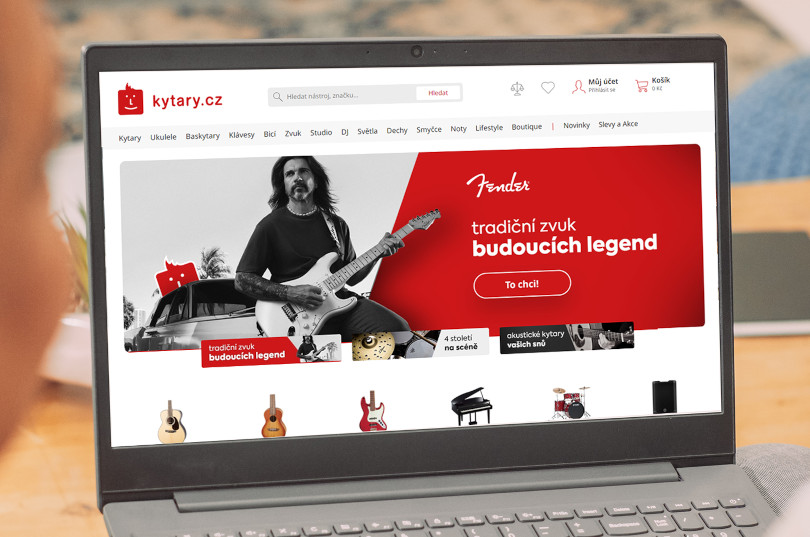 Nový e-shop Kytary.cz