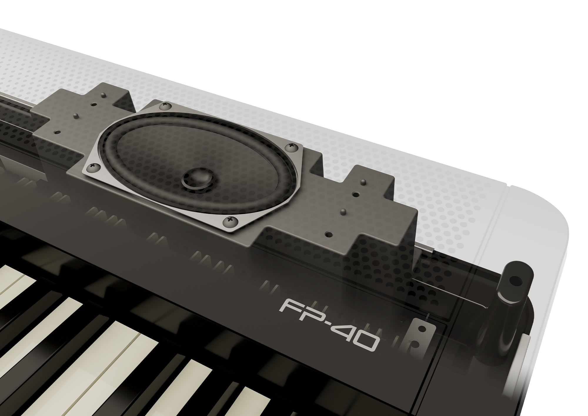 Nástupce populárního FP-30X zachovává klaviaturu PHA-4, ale přidává Piano Reality Sound Engine, nově řešené vestavěné ozvučení, USB-C a integrovanou Wi-Fi. | Foto: Roland