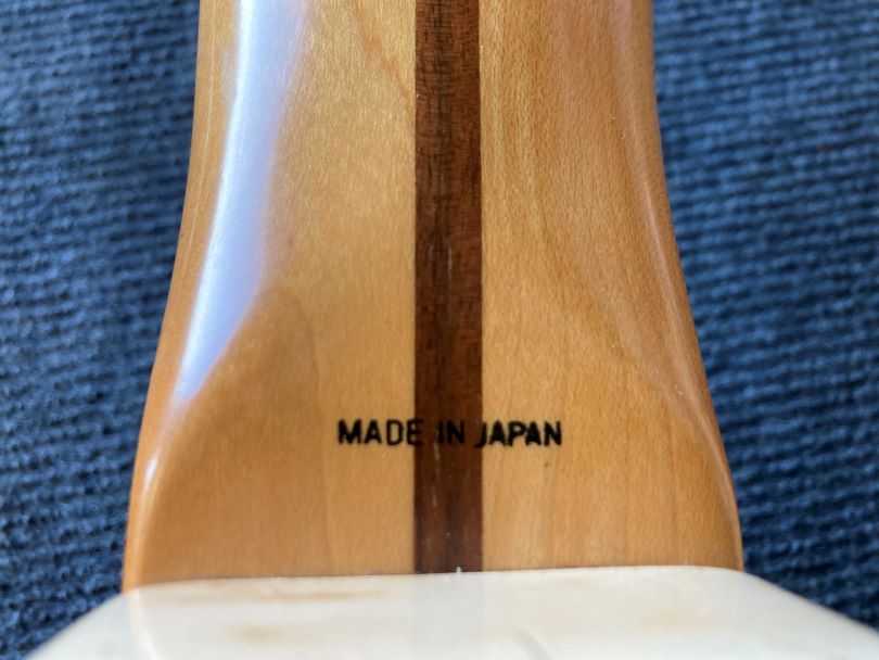 První japonské Fendery měly jasné označení Made in Japan