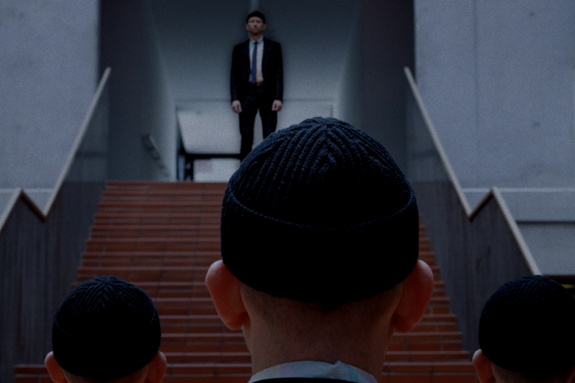 Natáčení klipu k Nespěchám probíhalo v prázdných chodbách ČVUT, kde se hudba potkala s atmosférou města duchů. | Foto: Tomáš „THRD“ Okrouhlý