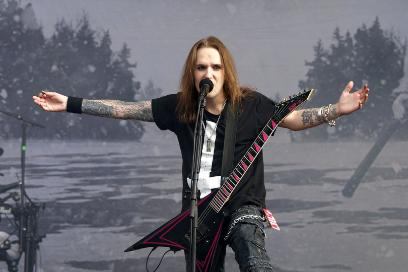 Alexi Laiho na festivalu Provinssirock | Foto: Wikipedie Alexi Laiho na festivalu Provinssirock | Foto: Wikipedie