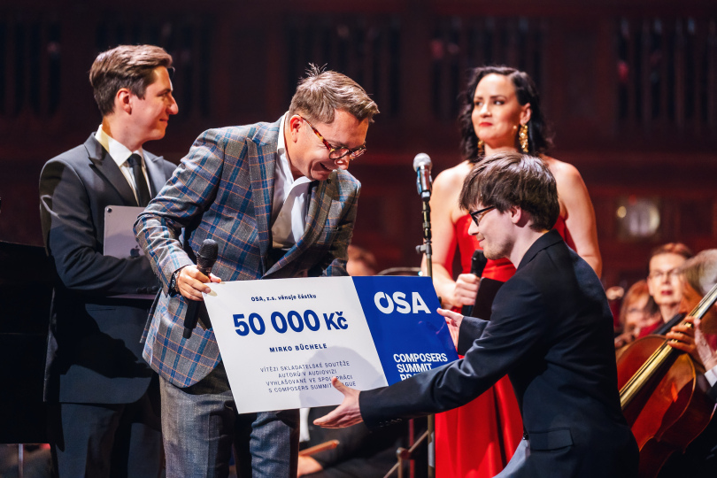 Absolutní vítěz World-Wide Composers' Competition, německý skladatel Mirko Büchele. | Foto: Petr Klapper