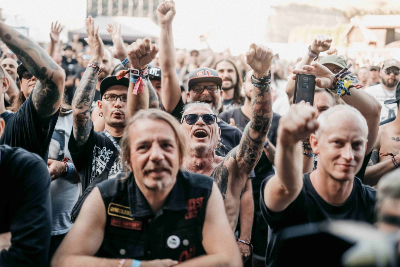 První řady fanoušků Cro-Mags na loňském ročníku Brutal Assault. | Foto: Jimmy Puda První řady fanoušků Cro-Mags na loňském ročníku Brutal Assault. | Foto: Jimmy Puda