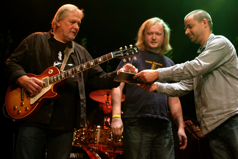 Luboš Andršt, Ondřej Bezr, David Gaydečka | Foto: Galén