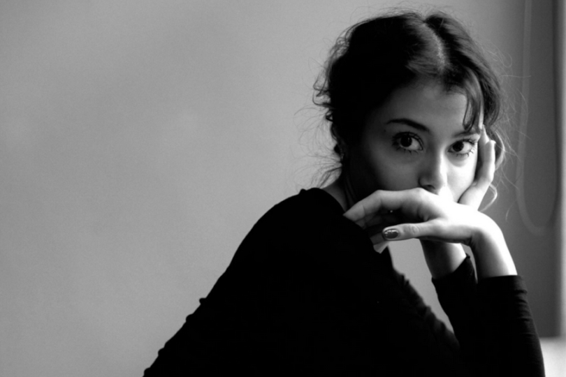 Velmi osobní, tíživý projev Marie April, letošní držitelky ocenění Objev roku, patřil k nejintimnějším chvílím večera. | Foto: Jaroslav Lekeš 