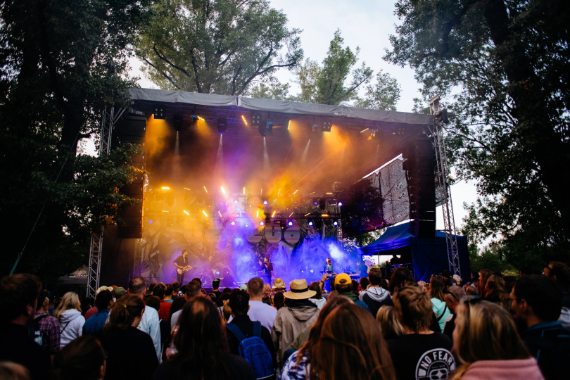 Jedním z poznávacích znamení tasovského festivalu jsou topoly. | Foto: Jan Kuča