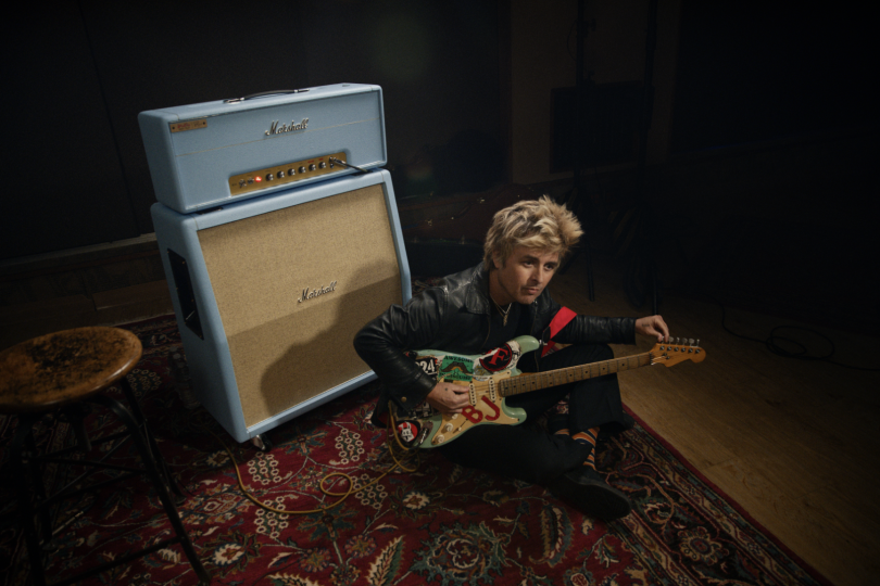 Marshall 1959BJA je nový signovaný stowattový head Billieho Joe Armstronga z Green Day, postavený na základu 1959HW a upravený směrem ke zvuku spojovanému s érou Dookie. | Foto: Marshall