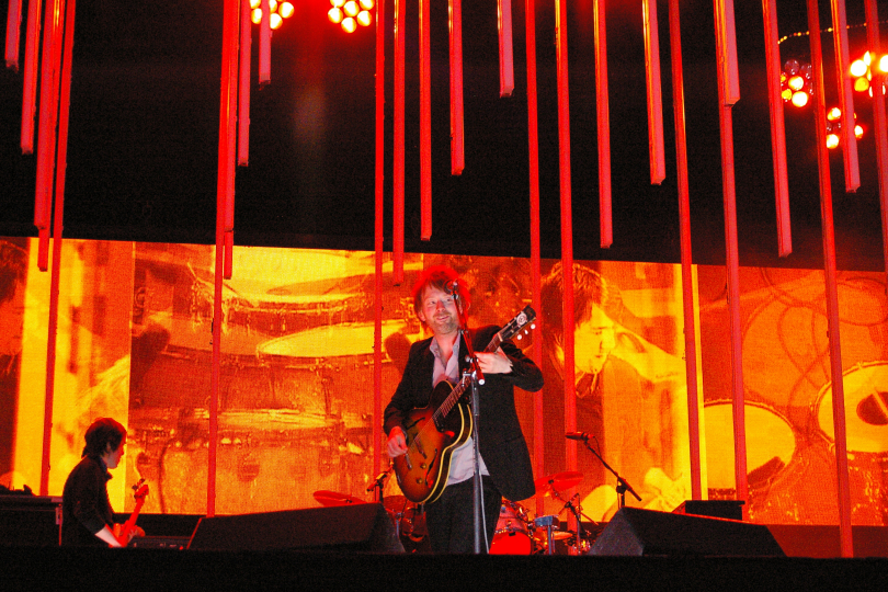 Z turné k albu In Rainbows, Radiohead na Main Square Festival v Arrasu (2008) | Foto: Nicolas Lœuillet Z turné k albu In Rainbows, Radiohead na Main Square Festival v Arrasu (2008) | Foto: Nicolas Lœuillet