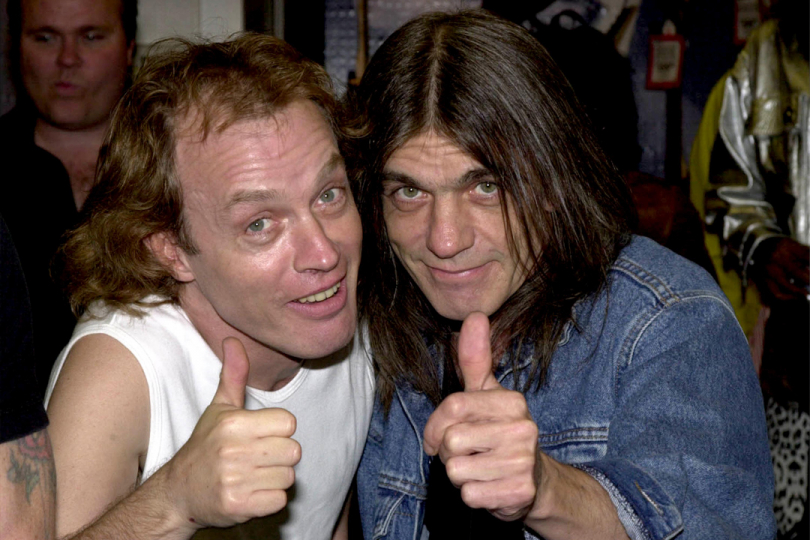 Angus a Malcolm Young, foto: YouTube