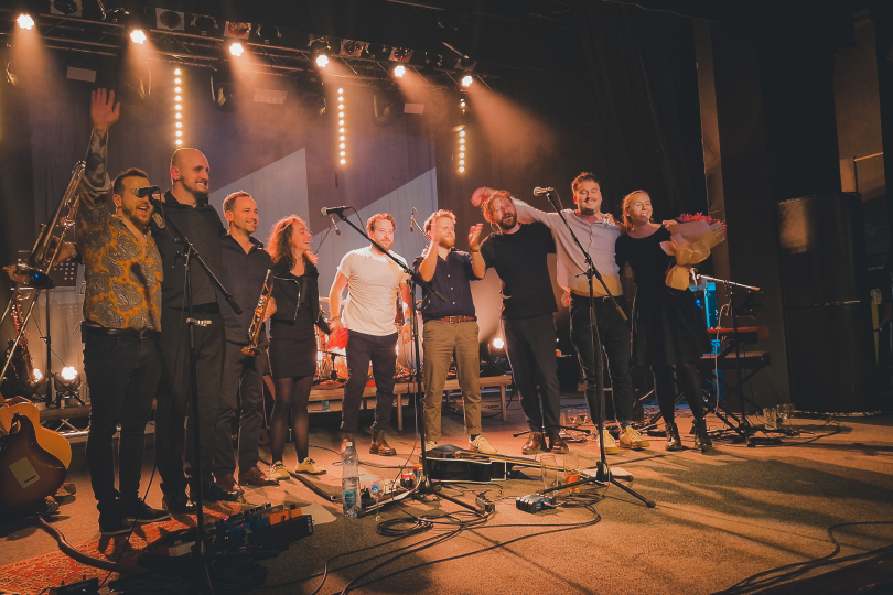 Patnáct let jsme oslavili křtem nového EP v M-Klubu ve Vysokém Mýtě. | Foto: archiv kapely