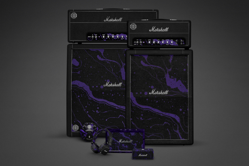 Marshall rozšiřuje psychedelicky laděnou kolekci k 60 letům spojení značky s Jimim Hendrixem. Pro muzikanty je nejzajímavější nový JMH Studio vycházející ze Studio Vintage.  | Foto: Marshall