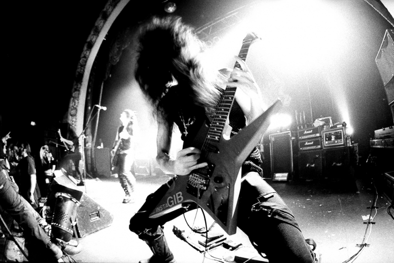 Trey Azagthoth z Morbid Angel, kteří nepodladí níže než do Eb, foto: Wikipedie Trey Azagthoth z Morbid Angel, kteří nepodladí níže než do Eb, foto: Wikipedie