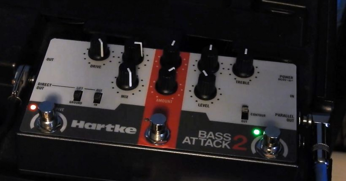 Multifunkční pedál Hartke Bass Attack 2 | frontman.cz