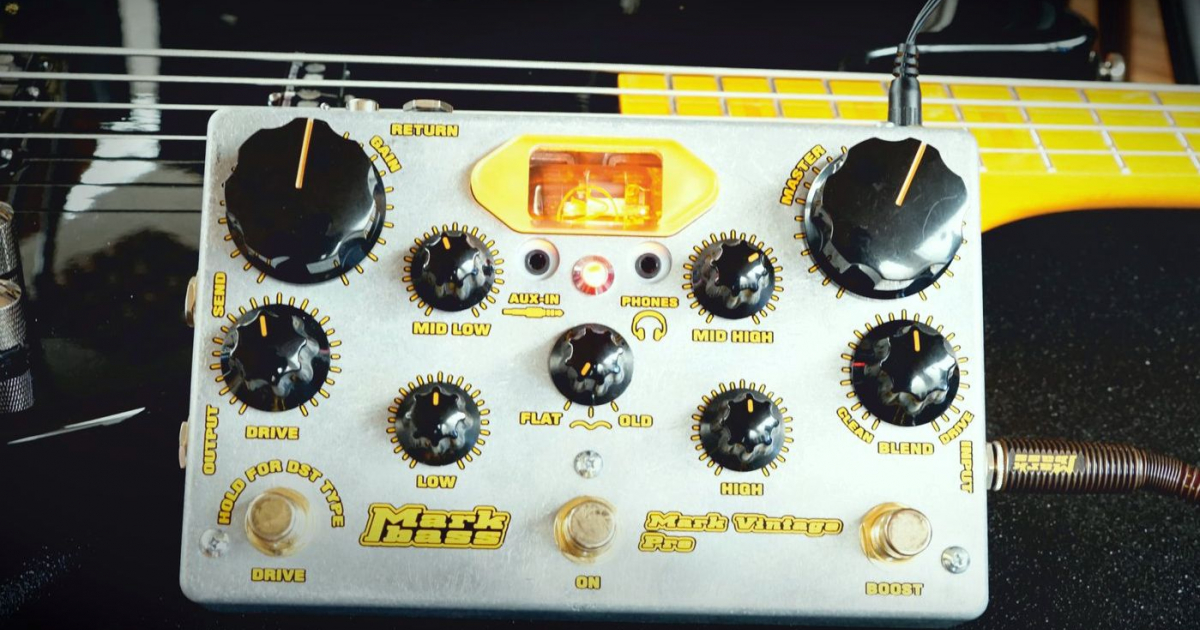 Basový preamp Markbass Mark Vintage Pre frontman.cz