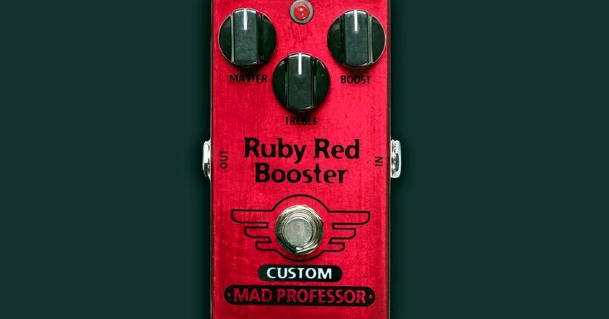 Mad Professor Ruby Red Booster se speciálním „Nashville“ modem