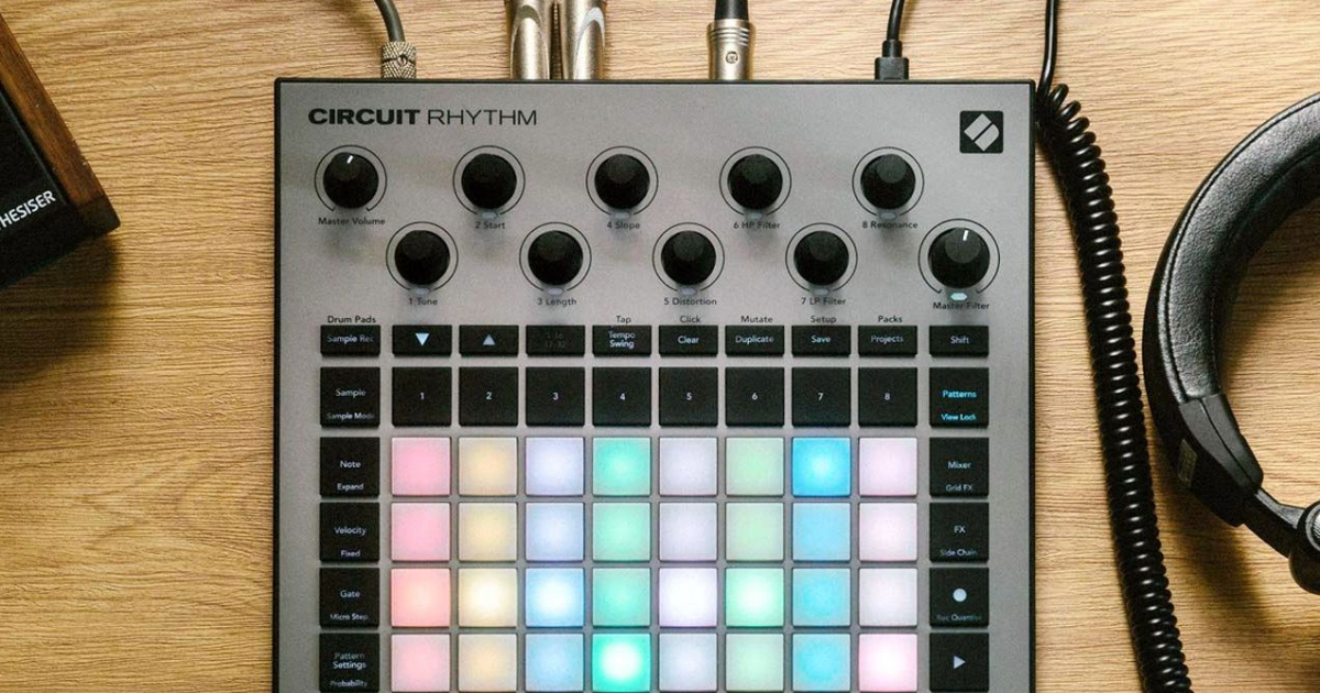 Samplovací groovebox Novation Circuit Rhythm | frontman.cz Samplovací groovebox Novation Circuit Rhythm | frontman.cz