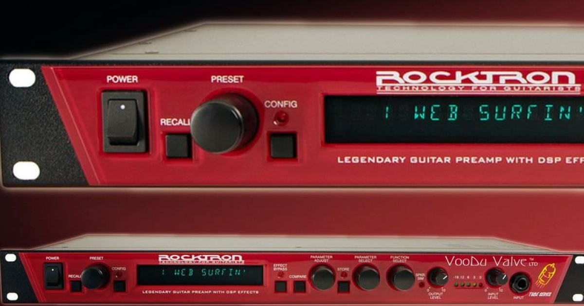 Rackový preamp/multiefekt Rocktron VooDu Valve LTD | frontman.cz