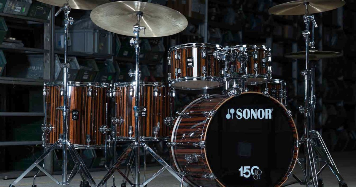 sono SONOR AQ2 150th Anniversary High-Gloss Ebony Veneer Shell Pack