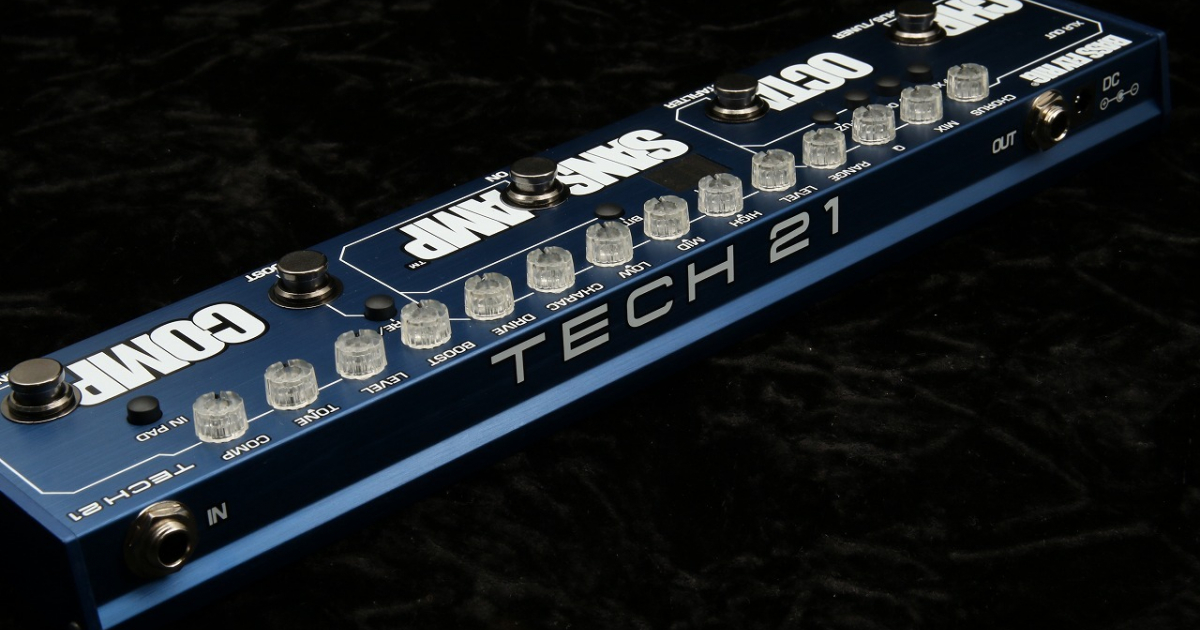 Analogový multiefekt Tech 21 Bass Fly Rig frontman.cz