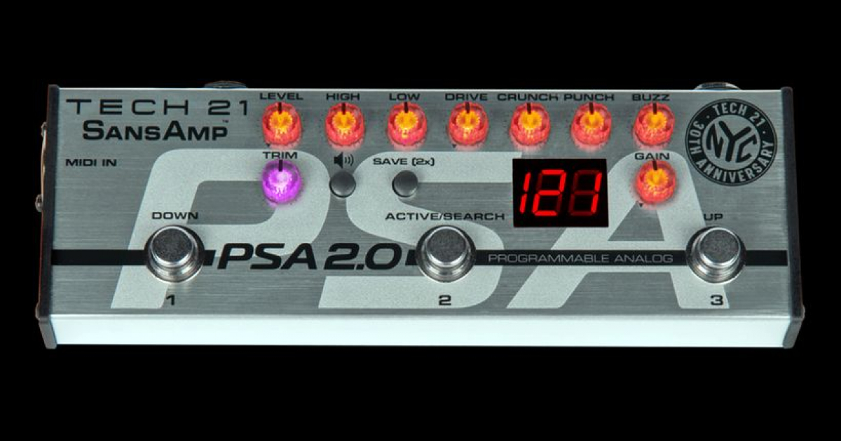 【TECH 21】SANSAMP PSA-2.0 Tech 21 SansAmp PSA 2.0 30th Anniversary Limited Edition