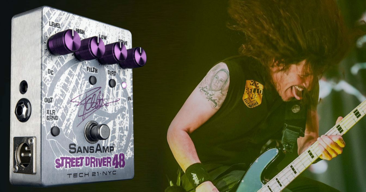 Tech21 Street Driver 48: pedálový preamp basisty z Anthrax