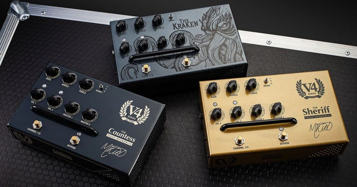 Trojice lampových kytarových preampů Victory V4 frontman.cz