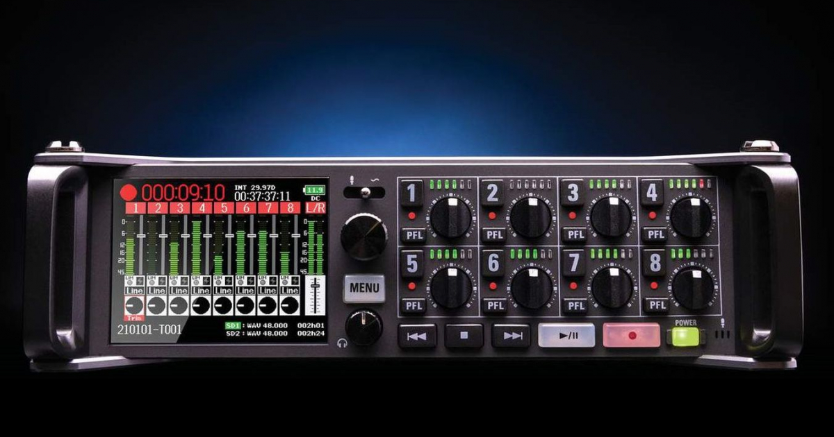 Osmikanálový mixer a rekorder Zoom F8n Pro | frontman.cz