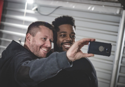 Aaron Spears a Dano Šoltis v backstage, foto: Jan Nožička