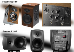 Focal Shape 50 versus Genelec 8130A