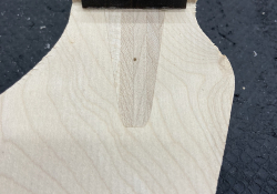 Krk s skrytou lamelou | Foto: archiv Wolf Guitars