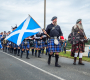 Blue Squadron Pipe Band na festivalu Skotsko v Kostelíku 2026 | Foto: Jana Jarošů
