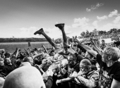 Kotel na Agnostic Front, kteří jsou tu s námi už pátou dekádu a pořád jim to šlape. | Foto: Jimmy Puda