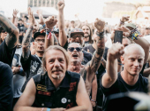 První řady fanoušků Cro-Mags na loňském ročníku Brutal Assault. |  Foto: Jimmy Puda
