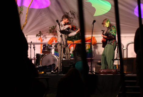 Loes a Honza na festivalu The Big Freezone v Dorsetu | Foto: Rob Clamp