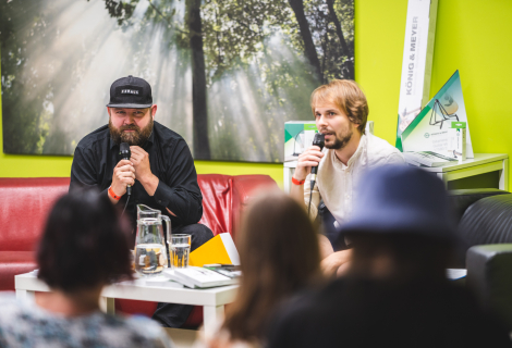 Z workshopu s kamarádem-producentem Adamem Pakostou na Festiwallu 2022. | Foto: Jan Nožička