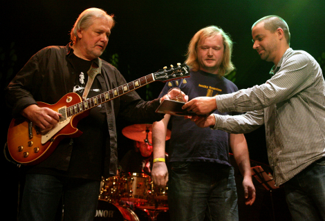 Luboš Andršt, Ondřej Bezr, David Gaydečka | Foto: Galén