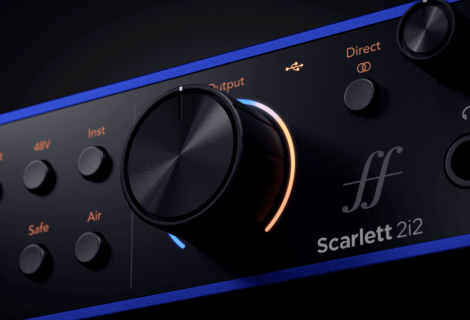 U příležitosti 40. výročí značky Focusrite vznikla Scarlett 2i2 Anniversary Edition, která kombinuje kompletní výbavu čtvrté generace s unikátním designem. | Foto: Focusrite