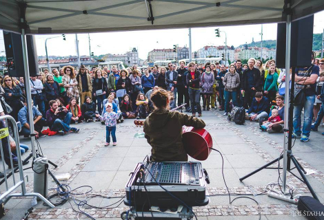 Lenka Dusilová na Praha Žije Hudbou, foto: Jiří Štarha