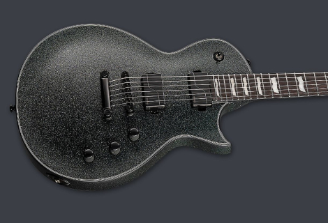 Les Paul feeling v moderním balení: třpytivý finiš, aktivní Fishmany a rychlá hratelnost pro riffy i sóla. | Foto: ESP
