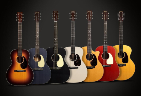 Nová podoba Martin 16 Series sahá od kompaktních 00L přes slope-shoulder dreadnoughty až po jumba a dvanáctistrunný Grand J. | Foto: Martin Guitars