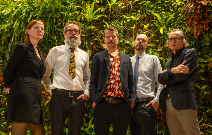 „Nechme umění lidem, AI ať si dělá reklamní prázdnotu,“ říkají Ivo Mikšovský a Ondřej Švandrlík z Nauzea Orchestra. | Foto: Tomáš Branda